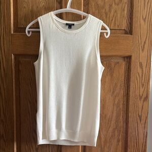 Ann Taylor cream/Ivory Lightweight Sweater Tank